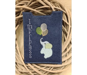 Stickdatei - Elefant Ballons